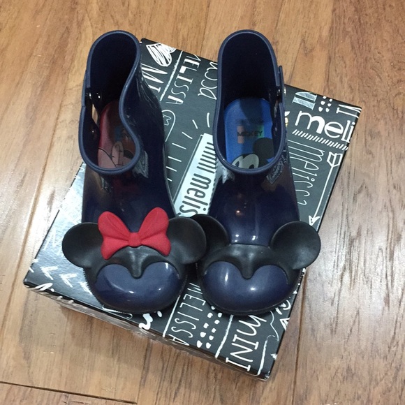 Mini Melissa Other - Mini Melissa Sugar Rainboot with box ❤️🖤